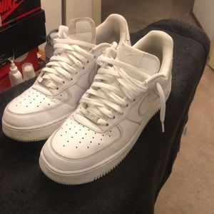 Nike Air Force 1 White/White Mens Size 10.5